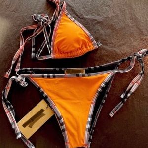 USED Orangetini Triangle Bikini